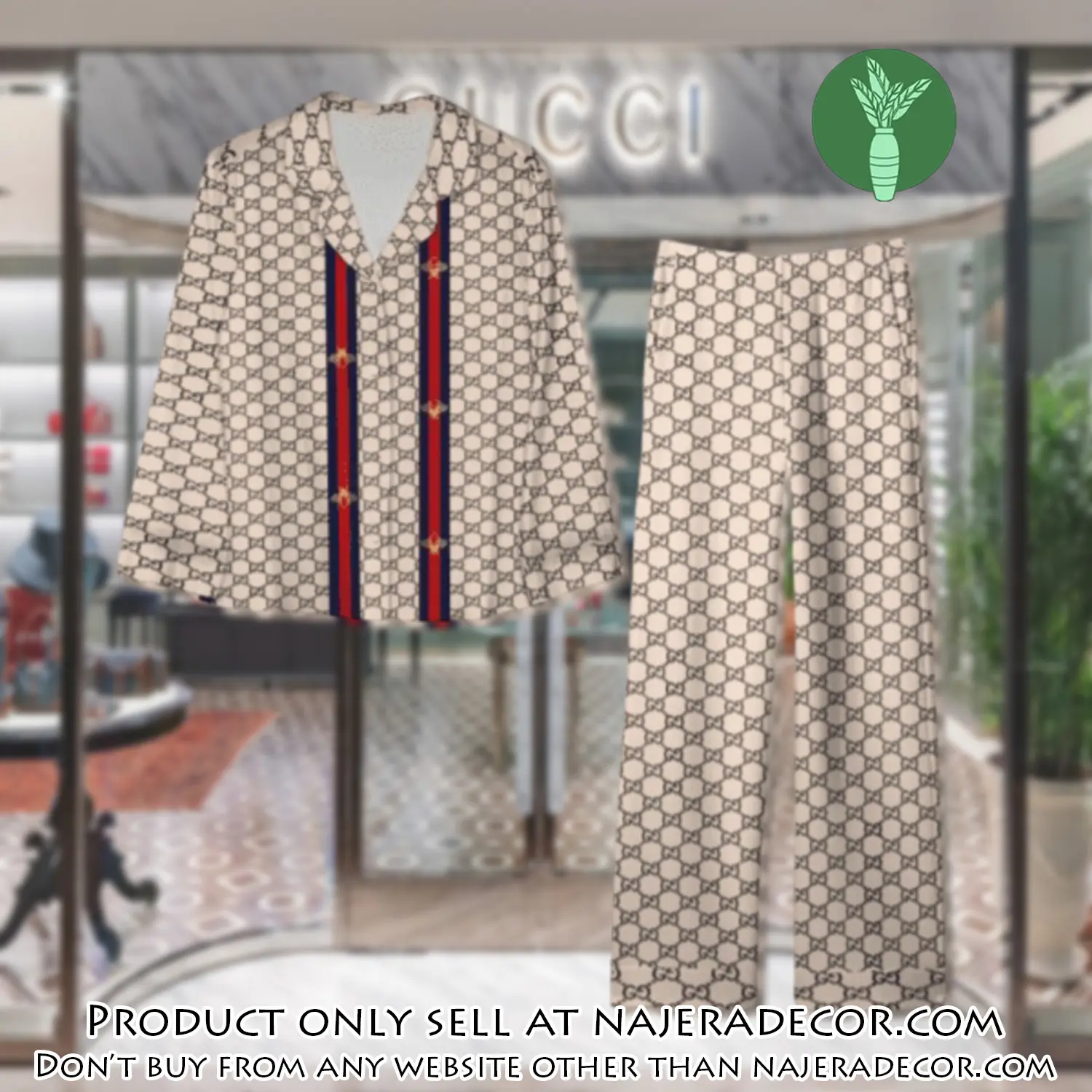 Trending luxury gc satin pajama set pjs1068 njr3812622